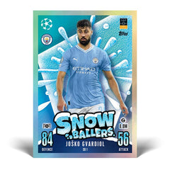 Topps Match Attax 23/24 - Update Mega Multipack #3-41 Match Attax cards including 16 New Snow Baller Cards and an exclusive Snow Baller Randal Kolo Muani Limited Edition card!