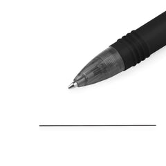 ZEBRA Z-Grip Smooth Mini Retractable Ballpoint Pens - 1.0mm - Black - Pack of 12