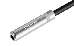 Devinal XLR Female to 1/4 inches Female calbe, 3 Pin Female to 6.35mm Socket Audio Cord, XLR Jack to TS/TRS Quarter inch Adapter Connector Converter Metal Construction