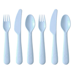 Children Kids Baby Toddler Blue Cutlery Set IKEA Kalas Replacements Colour Choice 6pcs Fork Knife Spoon BPA Free 6pcs