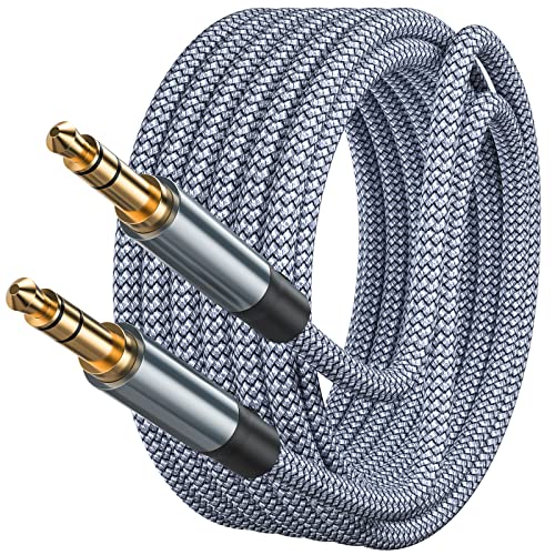 Txtcu 3.5mm Aux Cable 5m, Auxiliary Audio Cable Braided Stereo Mini Jack Male to Male Headphone Cord Auxiliary Aux Audio Cable for Headphones, iPods, iPhones, iPads, Home/Car Stereos,MP3 Player