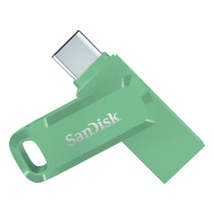 SanDisk 256GB Ultra Dual Drive Go, USB Type-C Flash Drive, up to 400 MB/s, with reversible USB Type-C and USB Type-A connectors, for smartphones, tablets, Macs and computers, Green