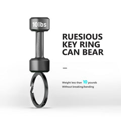 Ruesious Black Flat Round Key Rings (40 Pack) (15/20/25/30mm),Keyring Split Ring,Key Chain Ring Connectors,Keychain,Keyring Loops