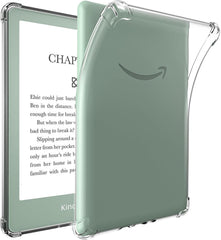 Clear Case for 6.8 inches All-New Kindle Paperwhite (11th Generation-2021) and Kindle Paperwhite Signature Edition,Lightweight Silicone Thin Slim Rubber TPU Back Cover - Transparent