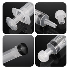 10ml Syringes, 10 Pcs Syringes without Needles, Colostrum Syringe, Medicine Syringe, Refilling Syringe 10ml, Feeding Syringes, Reusable Measuring Syringe for Feeding Drinks Lab