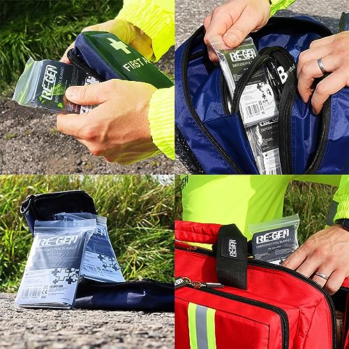 RE-GEN 4 Pack Emergency Thermal Foil Blanket. Travel Camping First Aid Medical Sports & Athletics