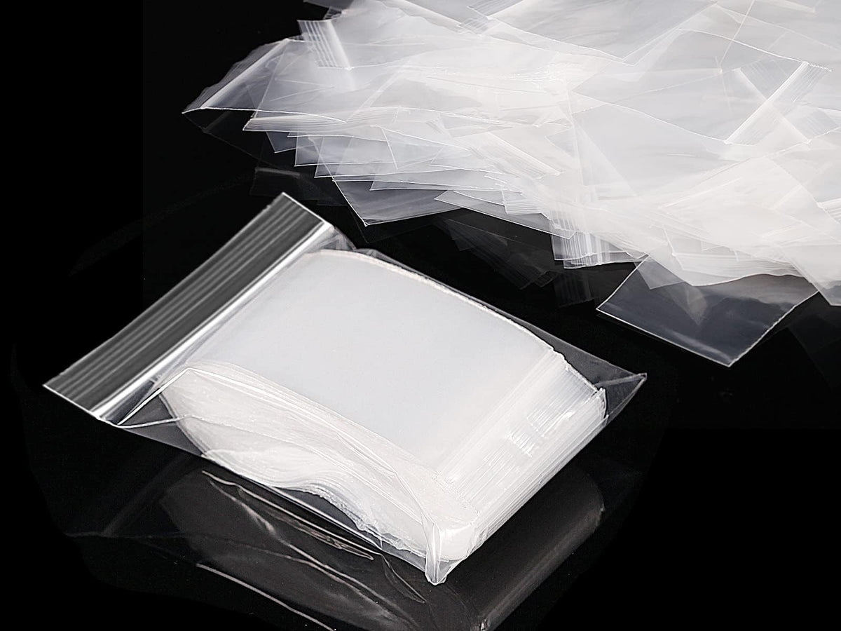 Grip Seal Bags 300Pcs Small Resealable Clear Plastic Bags Mini Ziplock Bags Little Plastic Bags 6 * 4 cm Tiny Transparent Polythene Pouches For Jewelry Candies