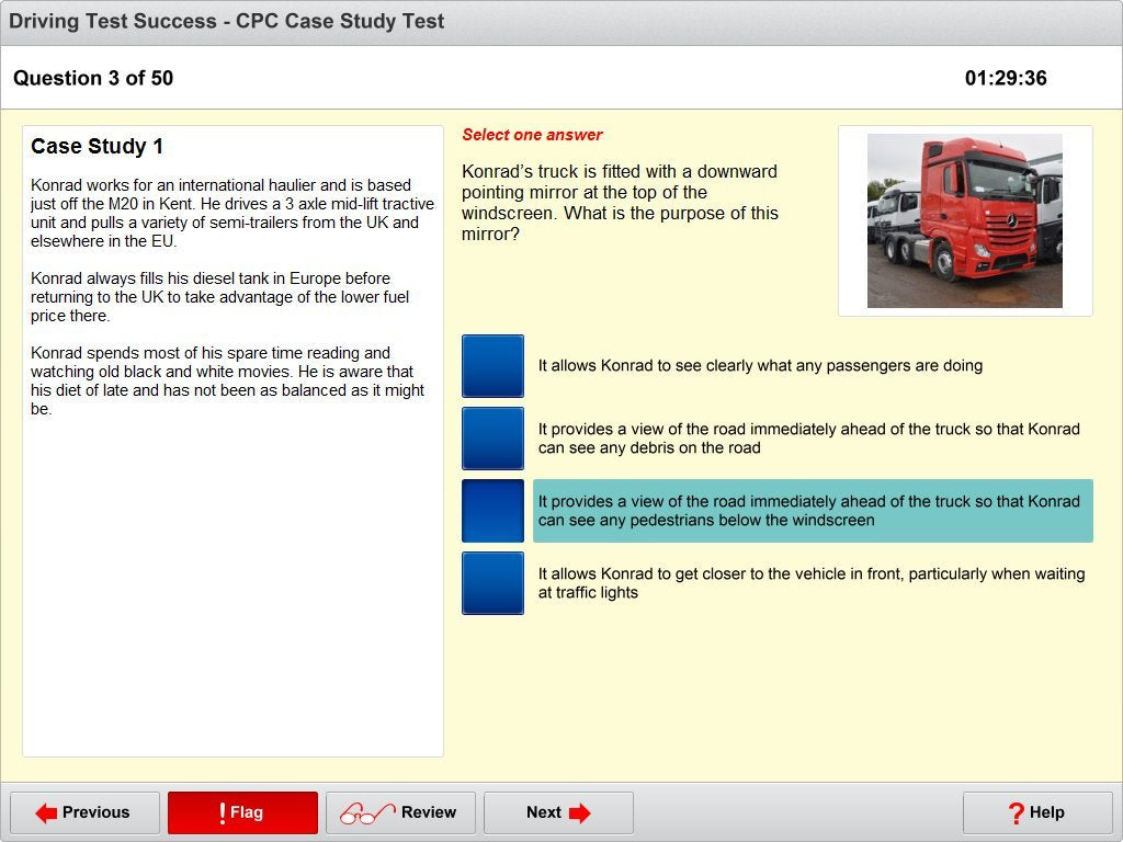 The 2022 Complete LGV and PCV Driver CPC Case Study Test