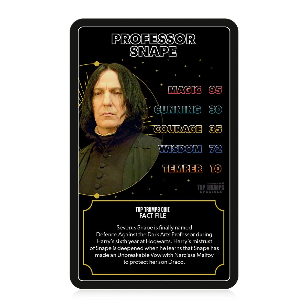 Top Trumps Harry Potter Heroes of Hogwarts Specials Card Game, play with Harry, Ron, Hermione, Dumbledore, McGonagall, Snape and Slughorn, educational gifts and Toys for Boys and Girls Aged 6 plus