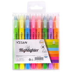 YISAN Gel Highlighter, Bible Highlighter, Yellow Dry Highlighter Marker Pens, No Bleed, 8 Count,70610…