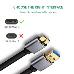 TanQY USB 3.0 Micro Cable 1M, Super Speed USB 3.0 A Male to Micro B External Hard Drive Cable Cord with Gold-Plated Connectors for Galaxy S5, Note 3, Camera and More (1M/3Ft, Grey)