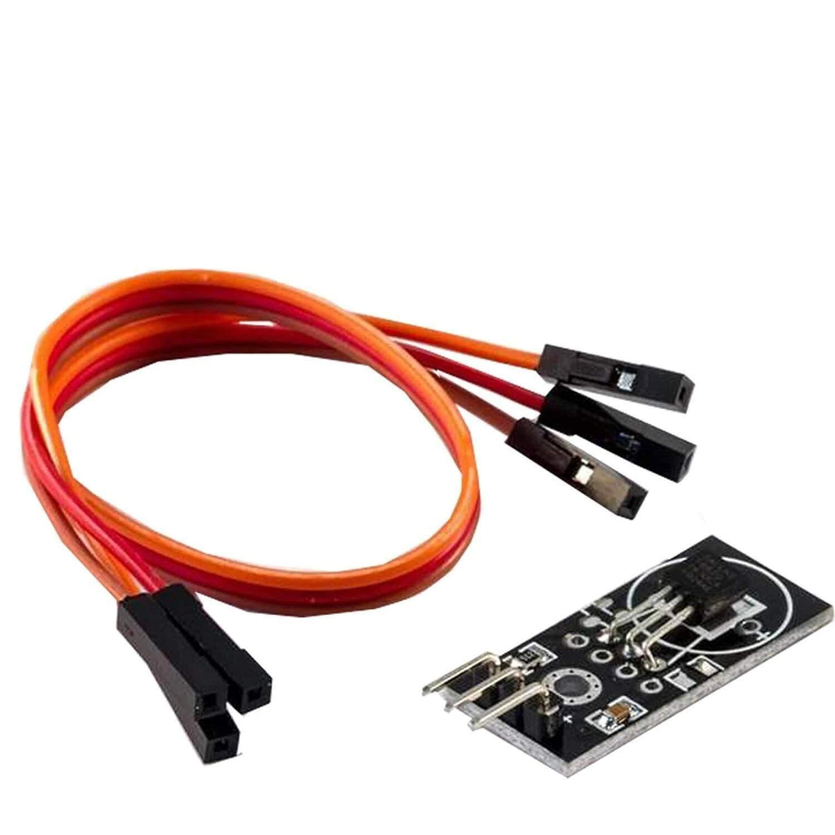 AZDelivery KY-001 DS18B20 3 Pin Waterproof Stainless Steel Digital Temperature Sensor Module 3V 5.5V Compatible with Arduino and Raspberry Pi Including E-Book!