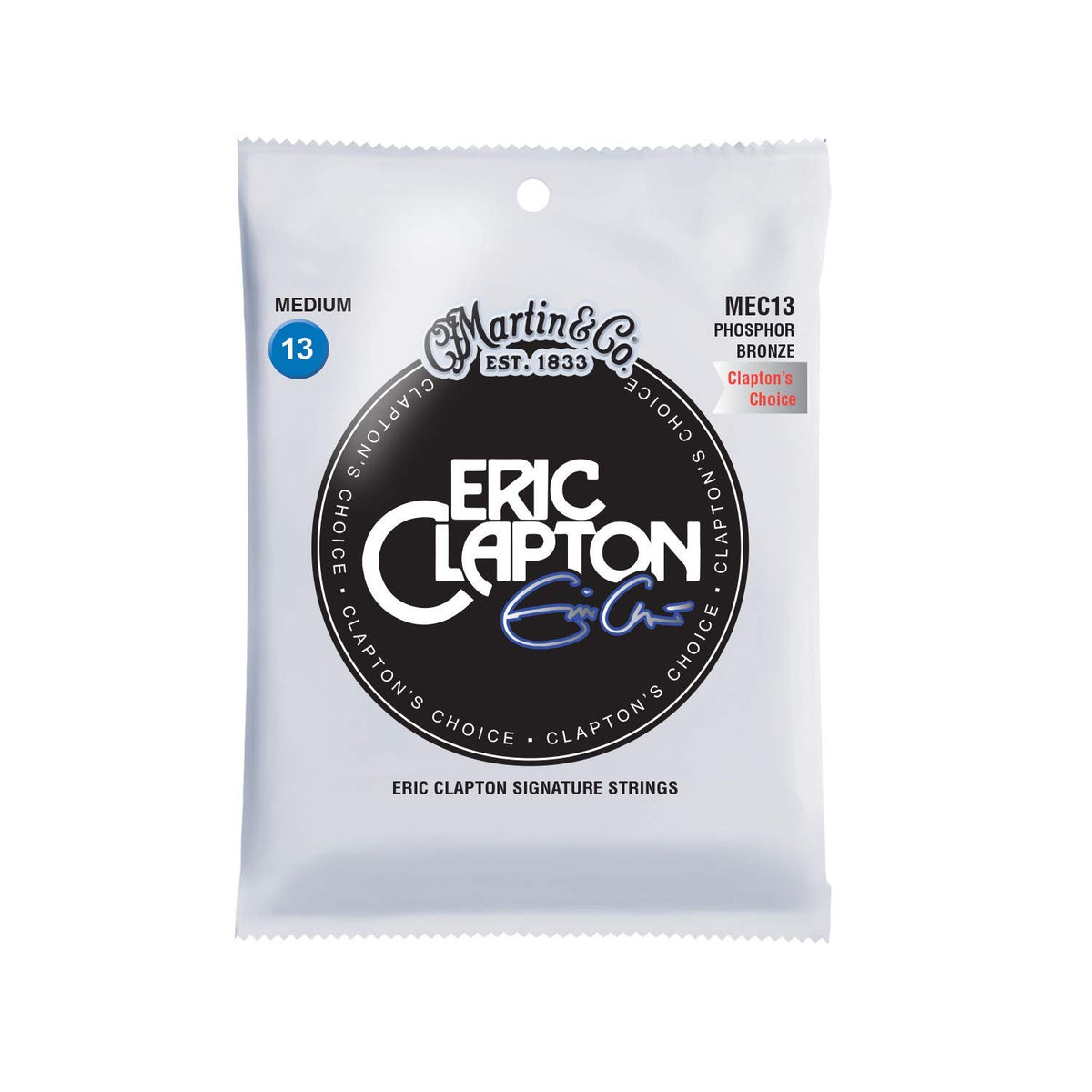 Martin Clapton's Choice Acoustic Guitar Strings - Phosphor Wound (Medium, 013 - .056)