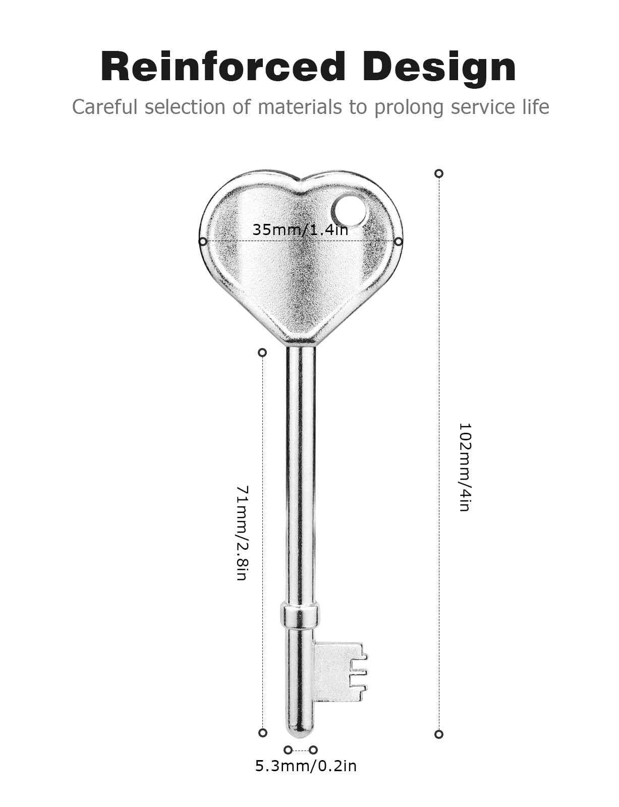 2 Pack Disabled Toilet Key UK, Mellbree Upgraded All-Metal Toilet Key for UK Disabled Toilets