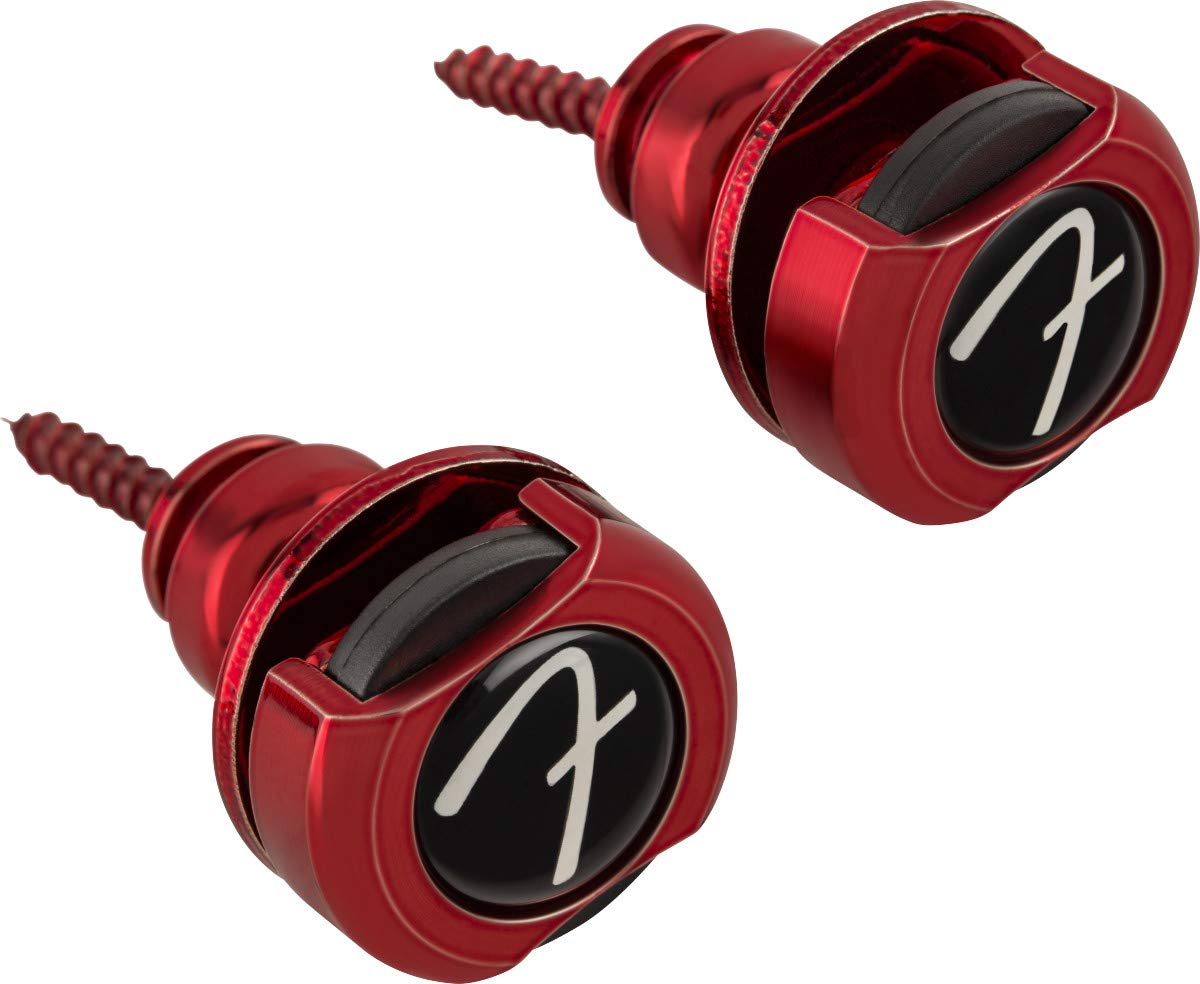 Fender Infinity Strap Locks - 360° Rotation - Red, 0990818609