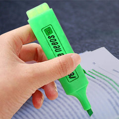 REQUISITE NEEDS 4 PCS Assorted Premium Highlighter Pens Fluorescent Pens Bright Colours Markers