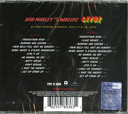 LIVE! - Bob Marley And The Wailers