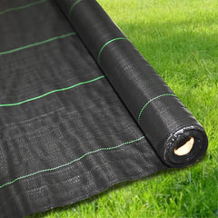 Ram® Heavy Duty Weed Fabric Control 2M X 5M Weed Control Fabric Ground Cover Membrane UV Stabilised Weed Fabric For Patios Garden Flower Beds Landscaping (2M X 5M)