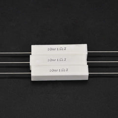 Topiky Cement Resistors, 10Pcs/Pack 10W 1 Ohm Speaker Divider Resistor Kit Speaker Divider Cement Resistor (1 ohm)