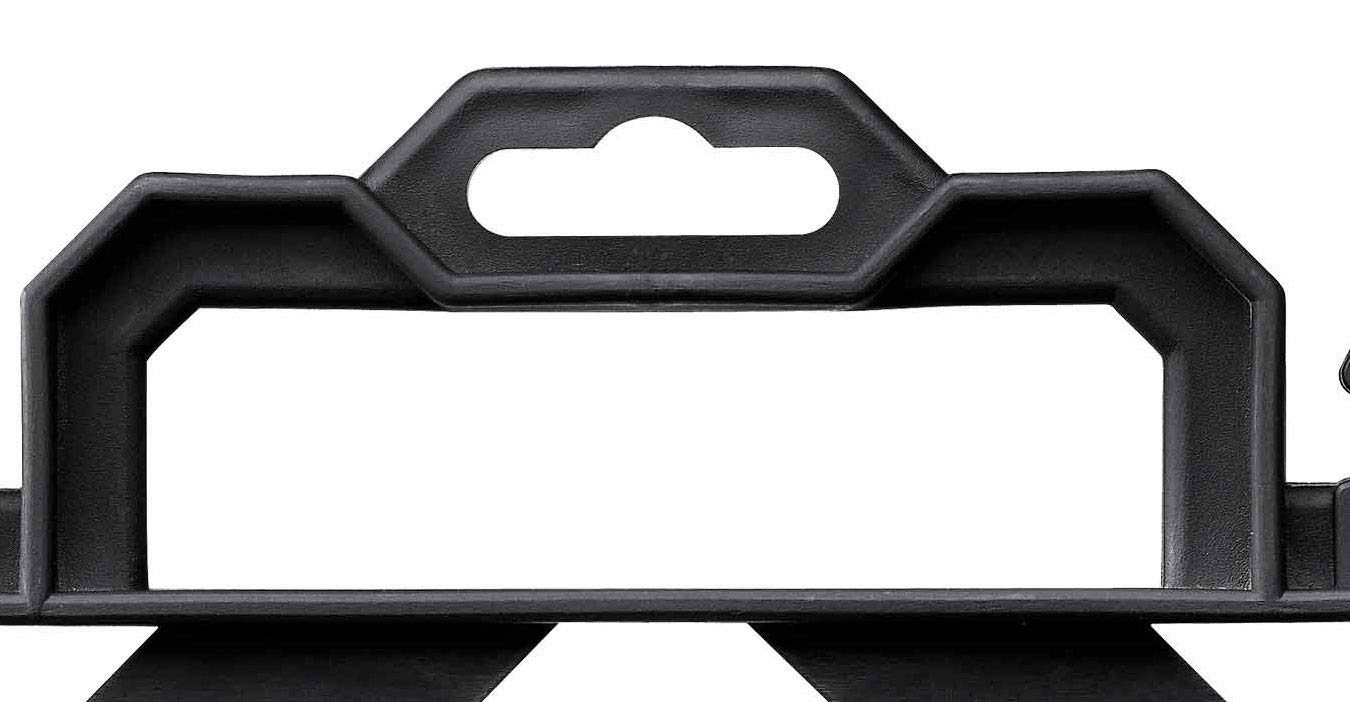 Masterplug CT100-MP Cable Tidy ‘H’ Frame, 360 x 150 mm, Black