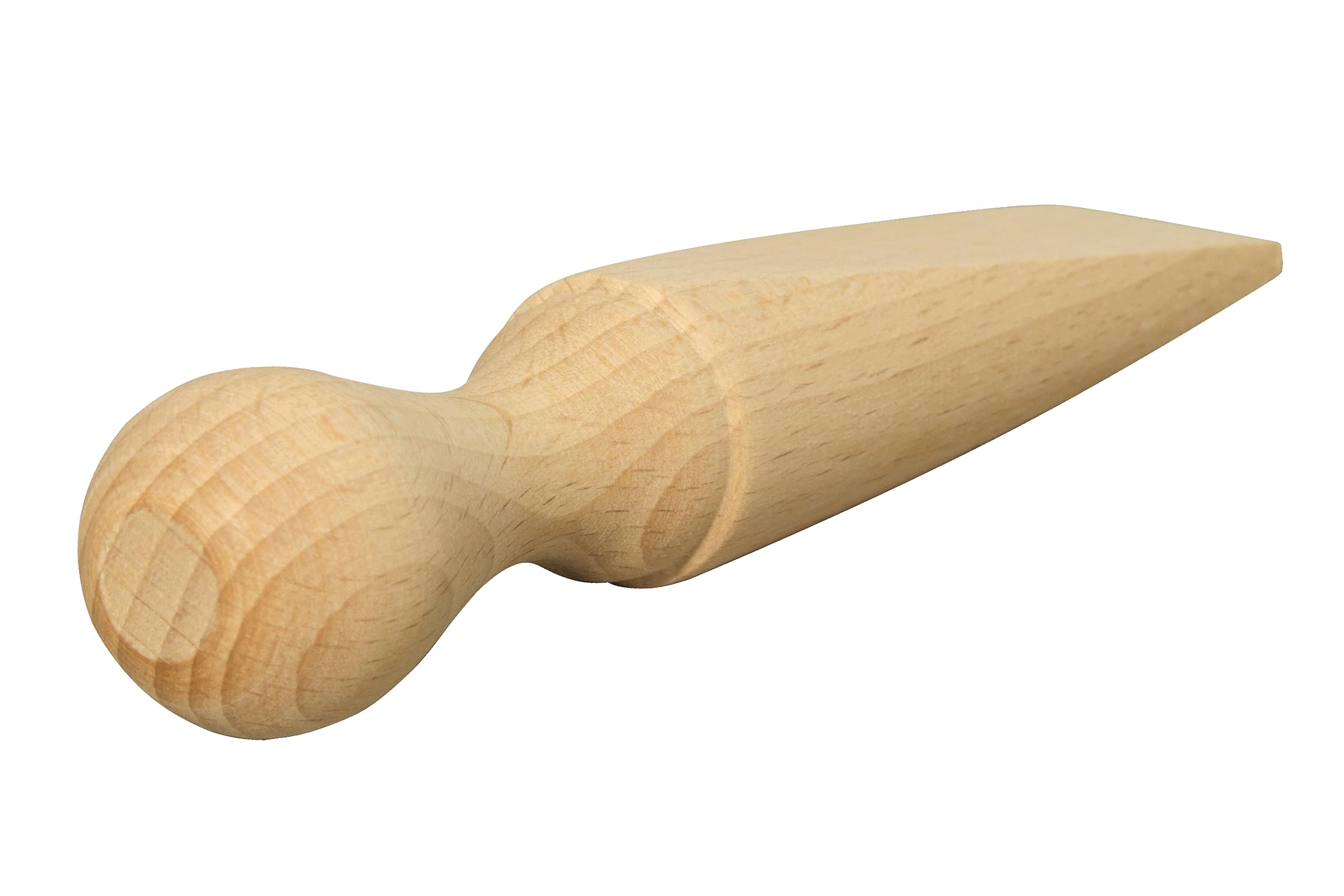 apollo The HOUSEWARES Brand Beech Door Wedge, Stopper, Natural Beech Wood, Size: 15x3x3cm, Natural