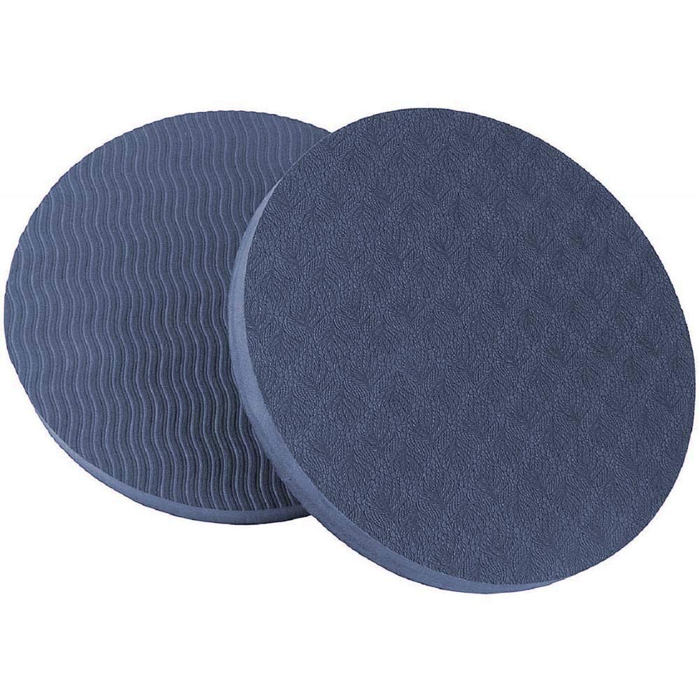 2 Pcs Yoga Support Pad, Eco Yoga Workout Knee Pad Cushion Support for Yoga and Pilates Excercise, Elbow and Head, Cushion for Knees (dark blue)