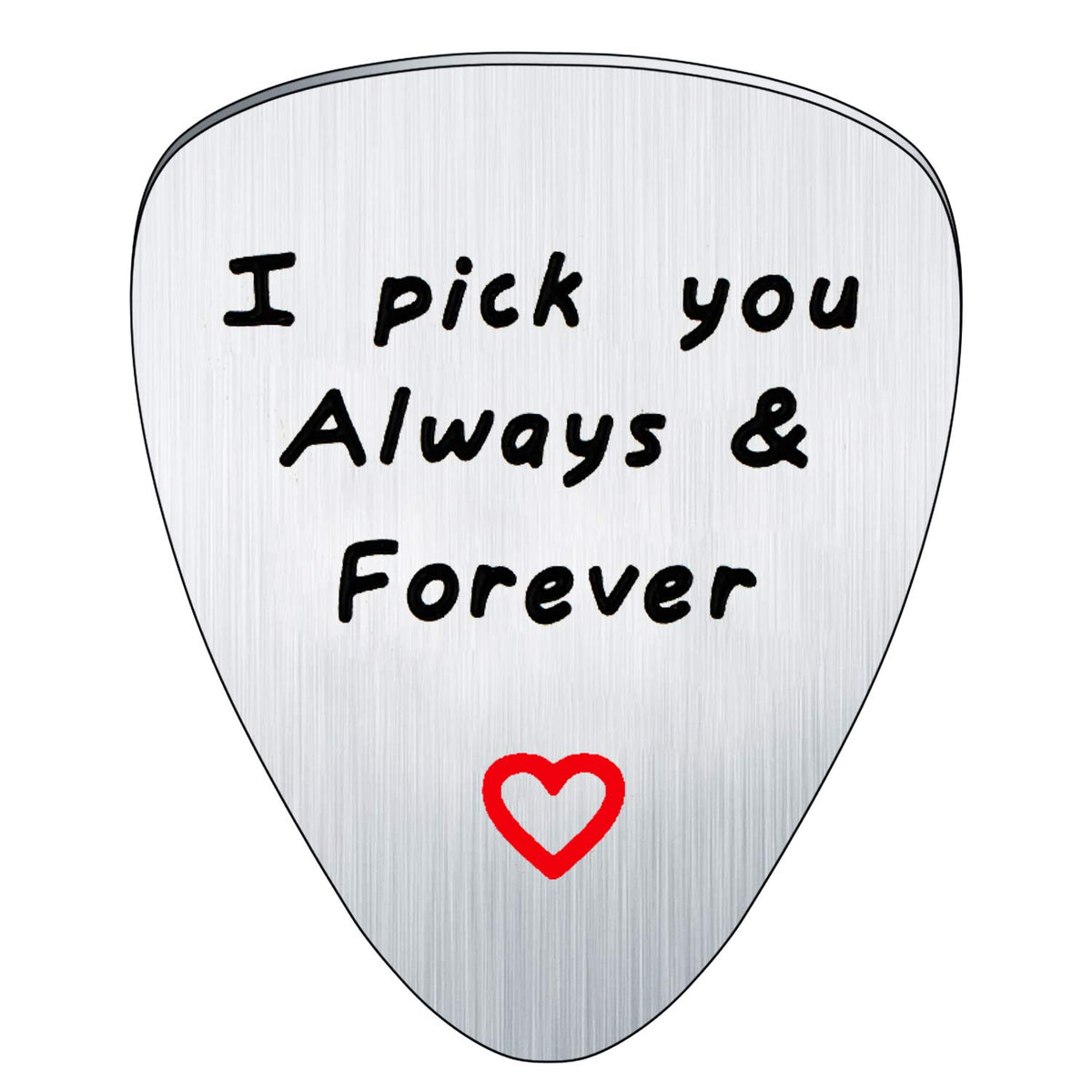 BESPMOSP Boyfriend Gifts I Pick You Always And Forever Guitar Picks For Husband Valentines Day Gifts For Him