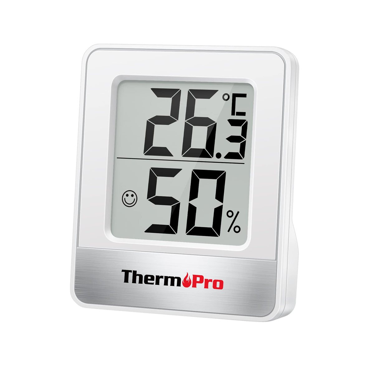 ThermoPro TP49 Small Digital Hygrometer Indoor Thermometer Ambient Thermometer Temperature Monitor and Humidity Meter for Home Office Comfort Reptile Thermometer