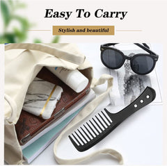 Big Hair Comb, Wide Tooth Combing Hair Comb Design Comb Design Comb Designed for Curlers or Long Wet Hair.