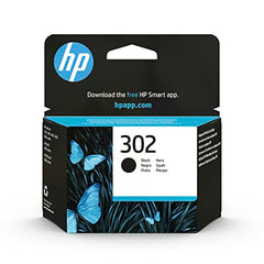 HP F6U66AE 302 Original Ink Cartridge, Black, Single Pack