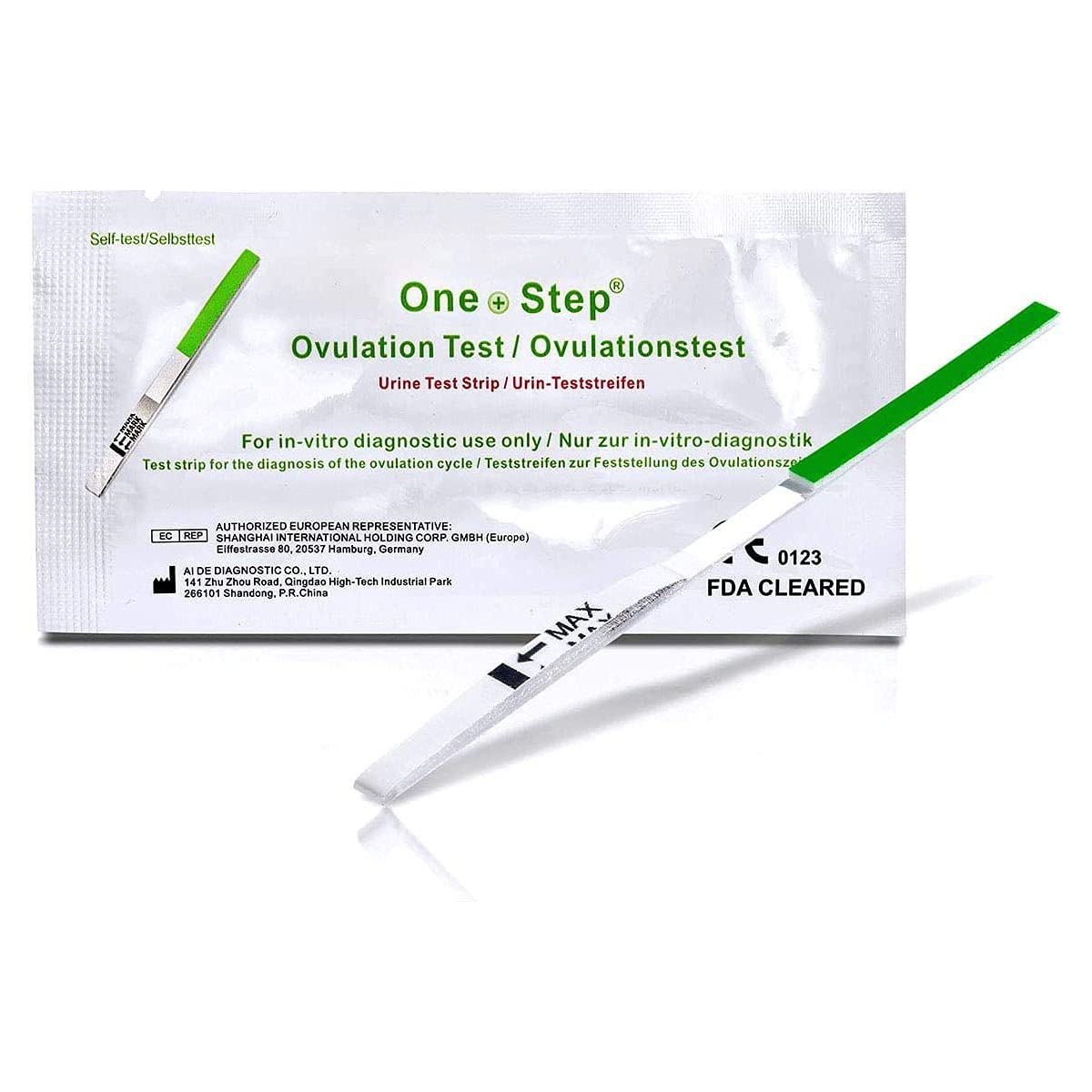 30 x One Step Ovulation Strips 20miu/ml Test Kit Sensitive Fertility Predictor Testing Sticks (Wide Width)