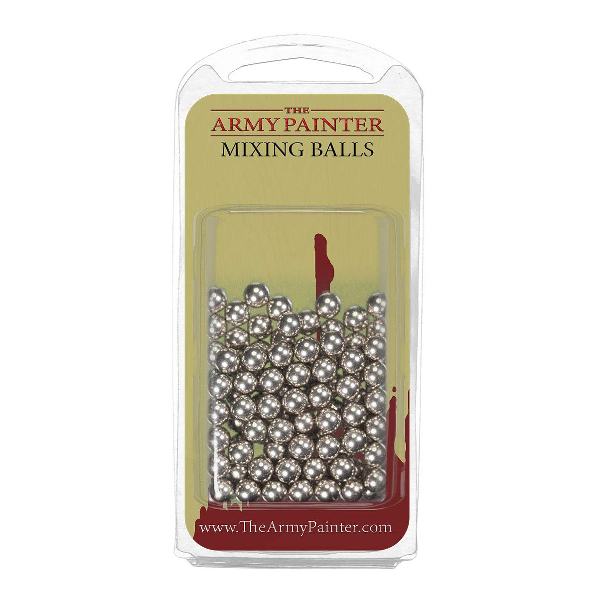 The Army Painter Paint Mixing Balls - Rust-proof Stainless Steel Paint Mixing Balls for Mixing Model Paints - Stainless Steel Mixing Agitator Balls and Paint Balls, 5.5mm/apr. 0.22”, 100 Pcs