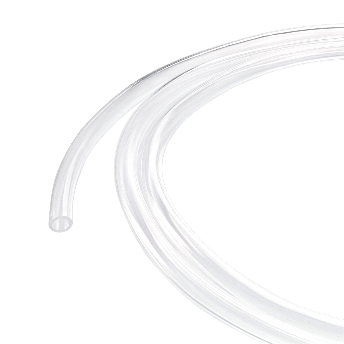 sourcing map PVC Transparent Hose Vinyl Tubing 5mm ID 7mm OD 2.5m Flexible Lightweight for Water Tube,Air Tube