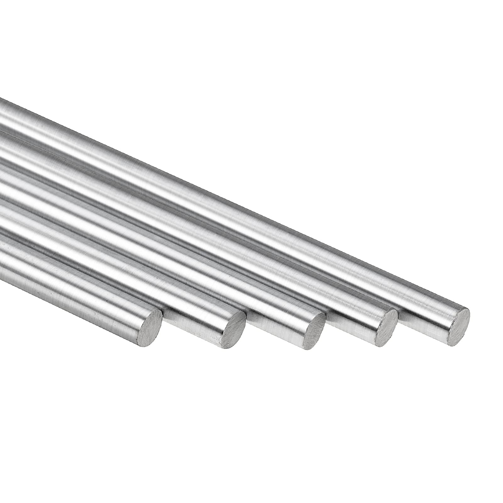 Linear Rod 2pcs 6mm x 150mm Linear Motion Rod Shaft Guide,6mm Diameter Hardened Rod Chrome Plated Straight Bearing