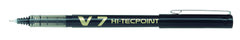 Pilot V7 0.7 Mm Liquid Ink Rollerball Pen - Black (Pack of 10)