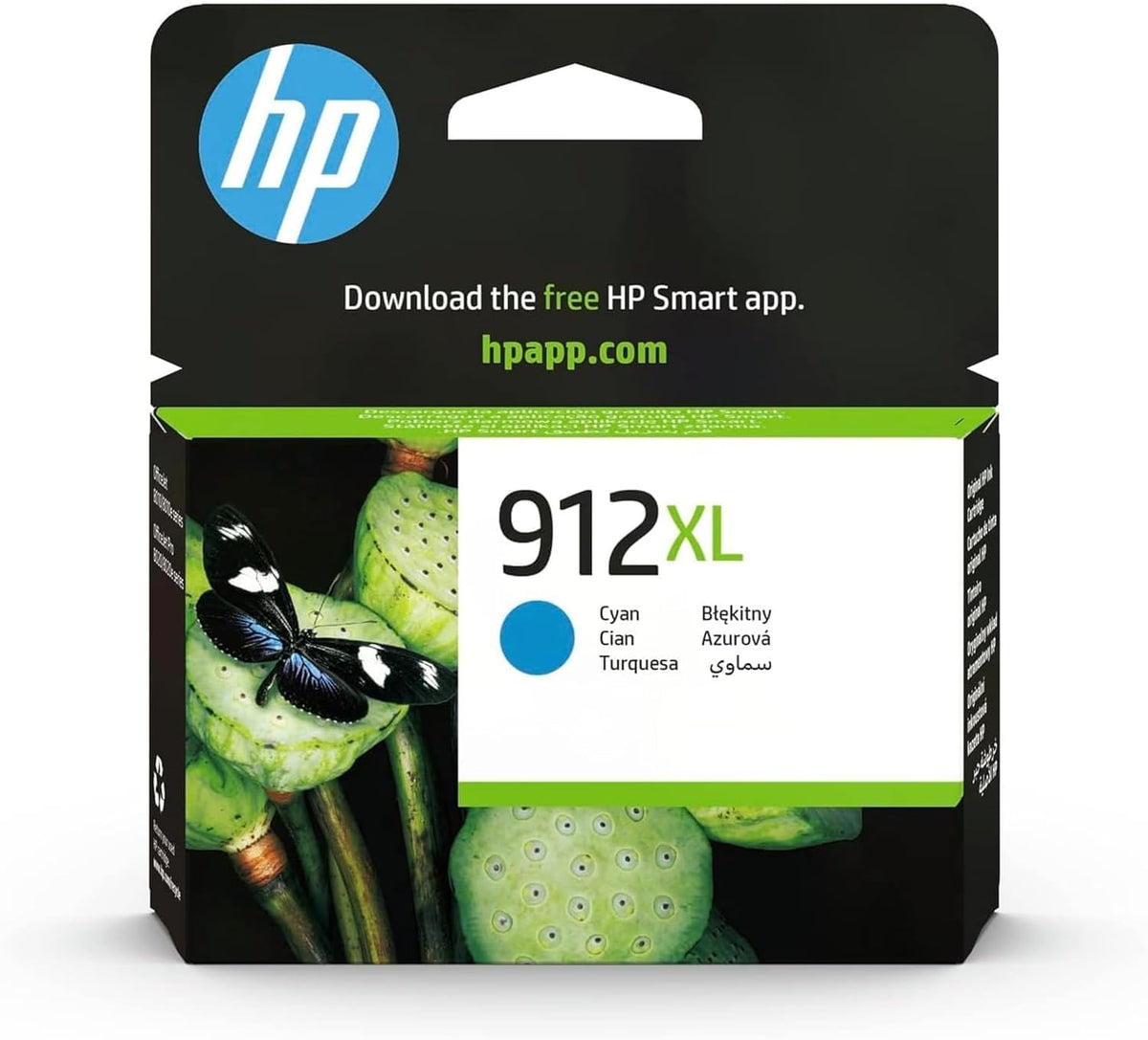 HP 3YL81AE 912XL High Yield Original Ink Cartridge, Cyan, Single Pack