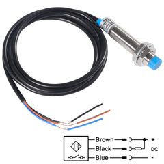 2Pcs 3D Printer Inductive Proximity Sensor Switch LJ12A3-4-Z/BX 5V 300mA Detection NPN NO DC 6-36V 4mm Normally Open Proximity Switch LJ12A3-4-Z/BX-5V 4mm Detecting Distance 3 Wire