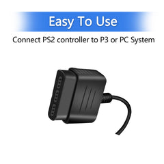 Finera USB 2.0 Games Controller Adapter Converter Cable, Compatible with PS1 PS2 Dual shock 2 Joypad Gamepad to PS3 PC Game