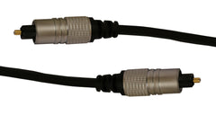 electrosmart TOSlink Optical Audio Digital SPDIF Cable/Lead Professional Quality with 24k Gold Plated Contacts (0.75m)