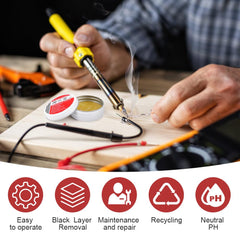 flintronic Solder Flux Paste, 50g Rosin Solder Flux, Solder Flux Tin Paste, No-Clean Lead-Free Flux Environmentally Friendly Solder Tin Paste for Phone SMD PCB BGA PGA Home Appliance Welding