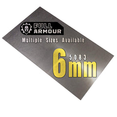 6mm Aluminium plate sheet - Grade 5083 (150mm x 250mm)