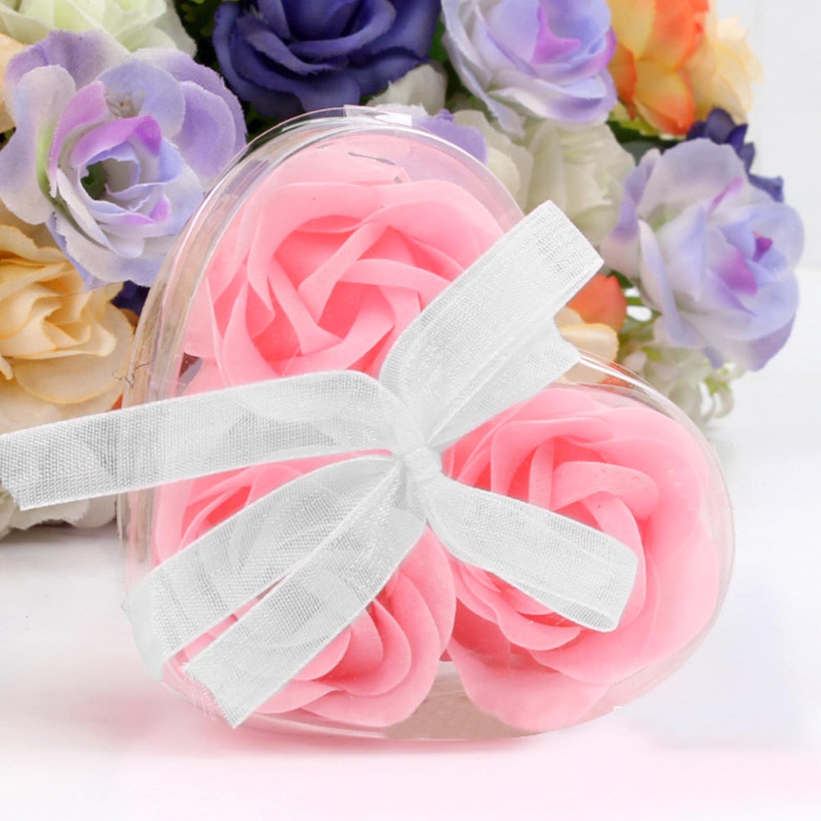 Bealif 45M White Organza Ribbon 15mm for Gift Wrapping, Sheer Chiffon Ribbon Birthday Party Ribbon for Florist Flower DIY Sewing Project Wedding Valentine's Day Anniversary Decoration, 1.5CM