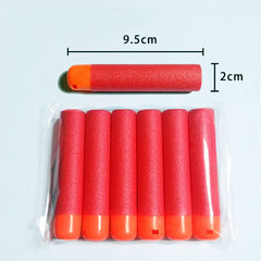 HONGCI 12Pcs 9.5cm EVA Red Foam Darts Mega Bullets,Refill Large Bullets Mega Darts for Nerf N-strike Elite Mega Bullets Series Blasters Kids Toy Gun Darts