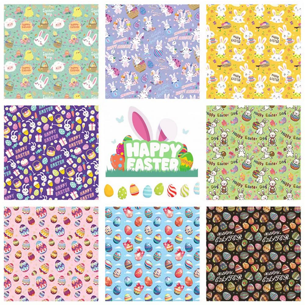 Gift Wrapping Paper, 2 Pcs Easter Wrapping Paper, Happy Birthday Gift Wrapping Paper for Kids (Yellow)