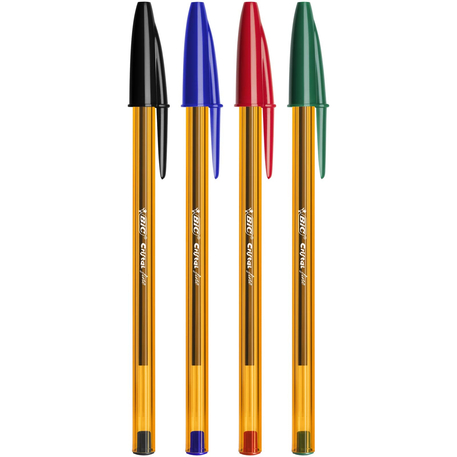 BIC Cristal Fine Ballpoint Pen Pack of 4 blue