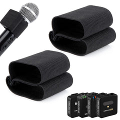 YOUSHARES Hand Microphone Elastic Sleeve Compatible with Rode Wireless Go 2 Mic, Rode Wireless Me/Pro Mic, Recording plus microphone combo for Weddings and Interviews (2PCS)