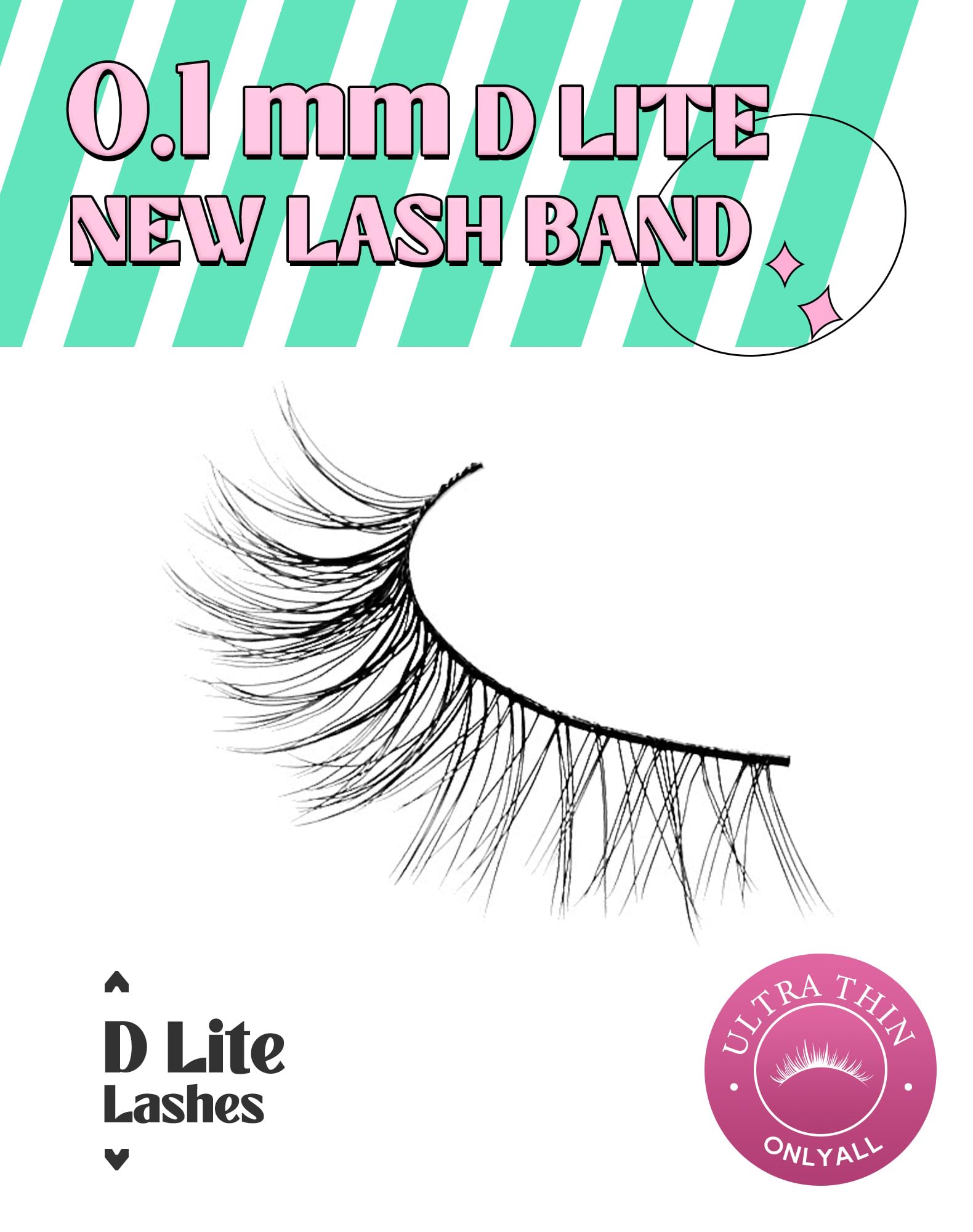 Wispy Lashes Natural Look False Lashes Gradual Lash Natural Lashes Fake Eyelashes Thin Band Eyelashes 10 Pairs D-M08