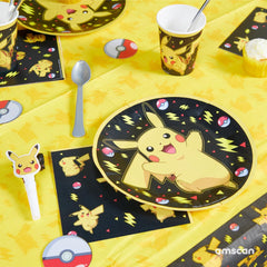 Amscan 9917107 - Pokémon Kids Birthday Party Luncheon Napkins - 16 Pack