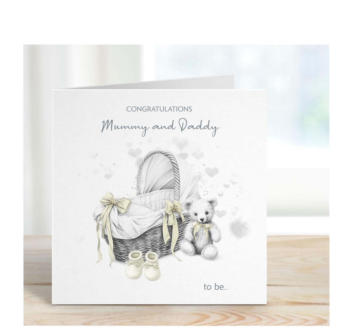 Mummy and Daddy to be, pregnancy congratulations card, baby shower card, baby coming soon, parents to be, expecting a baby, new baby, celebration, congrats card, soon to be a mum & dad