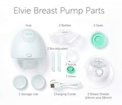 Elvie Pump Seals for Electric Pump   Breastfeeding Essentials for Filling Breast Milk Storage Bottles   Expressing Accessories for Baby Feeding - 2 Units Included